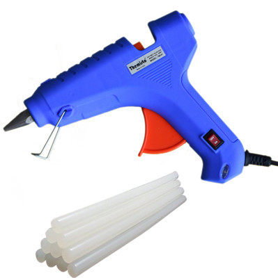 

Themisto Glue Gun 40W with 10 Glue Stick | Leak Proof | High Quality 40W Hot Melt Glue Gun Kit With 10 Glue Sticks Standard Temperature Corded Glue Gun(11 mm)