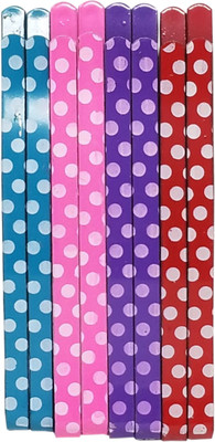

Evolution Bobby Pins Polkadot Multicolor Metal ( pack of 8 ) Hair Pin(Multicolor)
