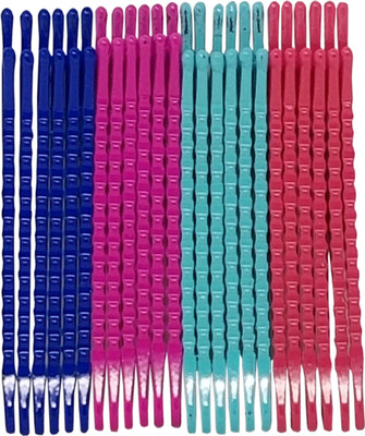 

Evolution Bobby pins pack of 24 ) Hair Pin(Multicolor)