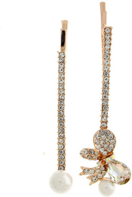 

Anuradha Art Jewellery Side Pin Hair Pin(Gold)