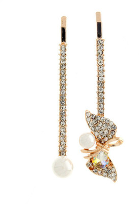 

Anuradha Art Jewellery Side Pin Hair Pin(Gold)
