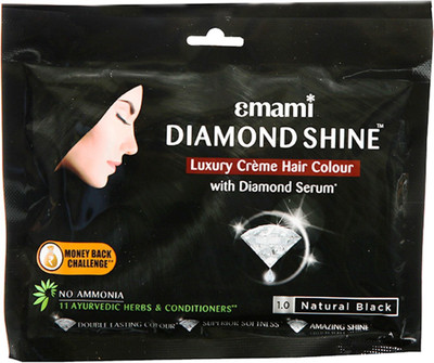 

EMAMI DIAMOND SHINE NATURAL BLACK Hair Color(NATURAL BLACK)