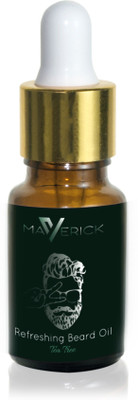 

Maverick Cool Refreshing beard oil with freshness of Tea Tree essential oil & Jojoba Hair Oil(10 ml)