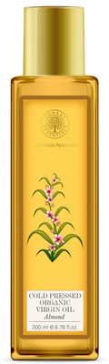 Forest Essentials Cold Pressed Organic Virgin Almond Hair Oil(200 ml)