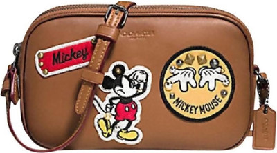 coach mickey mouse sling bag