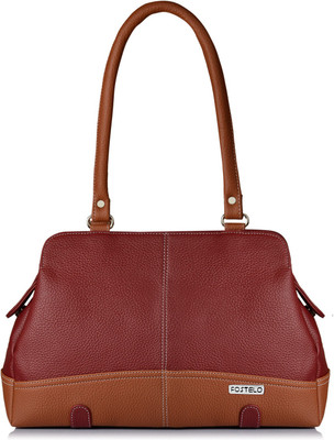 

Fostelo Shoulder Bag(Maroon, Tan)
