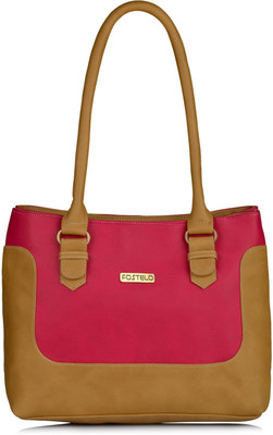

Fostelo Shoulder Bag(Pink, Beige), Beige;pink