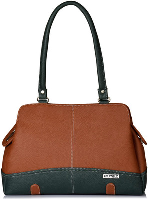 

Fostelo Shoulder Bag(Tan, Green), Green;tan