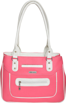 

FD Fashion Soft Luggage Shoulder Bag(Pink, White)