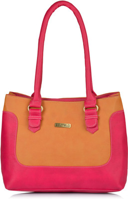 

Fostelo Shoulder Bag(Tan, Pink), Pink;tan