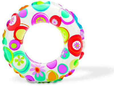 

YAMAMA Recreation 59230 Ep Lively Print Swim Ring 20" Inflatable Pool Accessory(Multicolor)