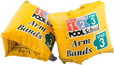 

YAMAMA Intex Pool Deluxe School Arm Band Inflatable Pool Accessory(Yellow)