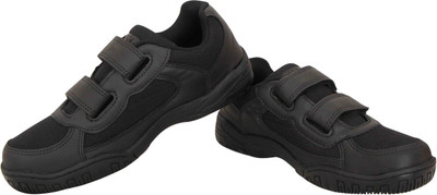 

Nivia Boys Velcro Running Shoes(Black