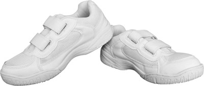 

Nivia Boys Velcro Running Shoes(White