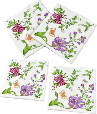 

Home_EZ HZ-PN-24164 White Napkins(80 Sheets)