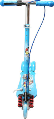 

Wembley Kids Blue Folderable 3 Wheeler Scooty with Front Suspension Wide Foot Space and Hand Brake(Blue)