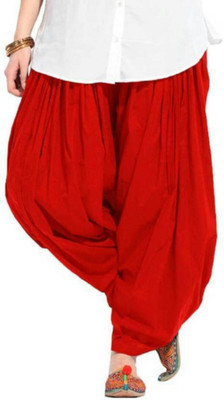 MARAMI Cotton Blend Solid Patiala