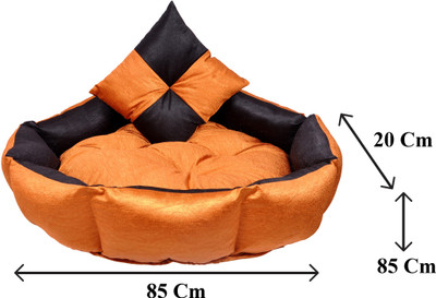 

slatters be royal store SBRS0020 L Pet Bed(Musterd Black)