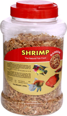 

rainbow The Natural Fish Food Shrimp 250 g Dry Fish Food