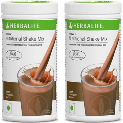

Herbalife Nutritional Shake Mix (Formula-1)-set of 2 of 500g each Protein Blends(1000 g, Chocolate)