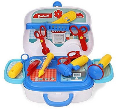 

Tabu DOCTOR SET Doctor Nurse family oprated Set Medical SuitcaseToy For Kids