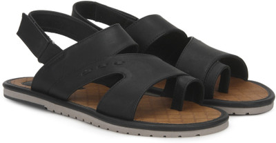 

Bata Men Black Sandals