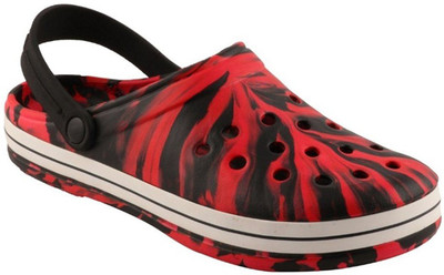 

Calamanco Men RED Clogs