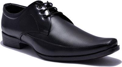 

Sir Corbett Pointed Lace Up Shoes For Men(Black)