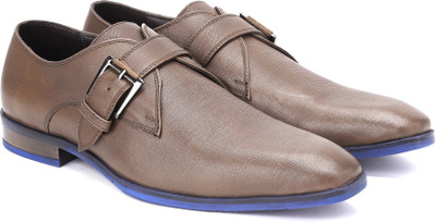 

Lee Cooper LC2323 Monk Strap For Men(Brown, Tan
