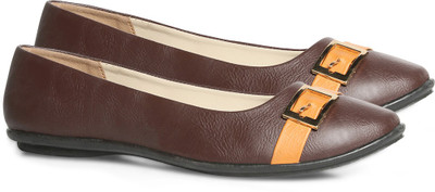 

Bata SIDE BUCKLE Bellies For Women(Brown