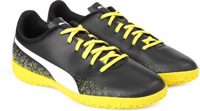 

Puma Truora IT Football Shoes For Men(Black, Puma black-puma white-blazing yellow