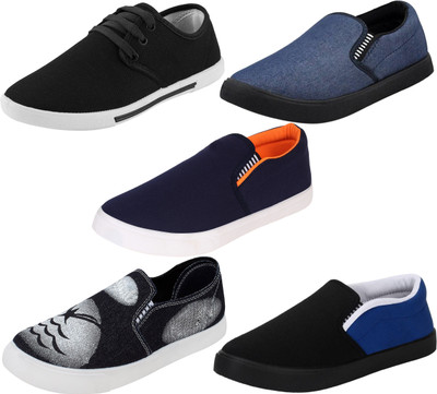 

SHOEFLY Multicolor Combo-(5)-691-761-768-349-486 Casuals For Men(Multicolor