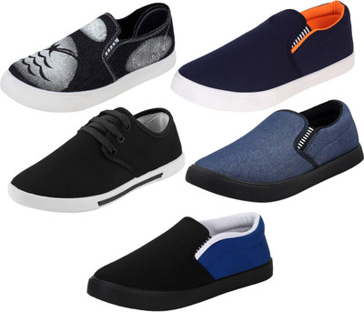 

SHOEFLY Multicolor Combo-(5)-486-691-761-768-349 Casuals For Men(Multicolor