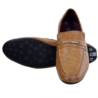 

GOSSI Loafers For Men(Khaki, Chikoo