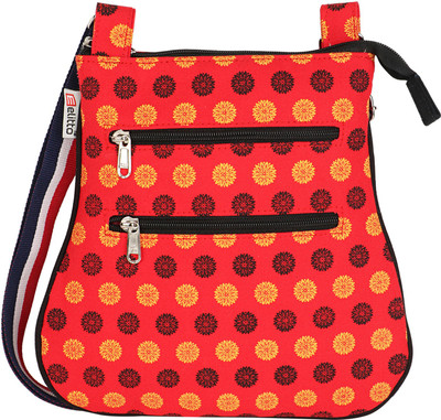

Elitto Girls Casual Multicolor Canvas Sling Bag