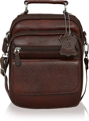 

HugMe.fashion Women Formal Brown Genuine Leather Sling Bag