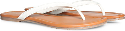 Bata Women White Flats