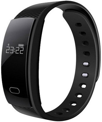

techdeal Digital QS80 Smart Wristband Blood Pressure Monitor for Android iOS Smartwatch(Black Strap, Size : Medium)