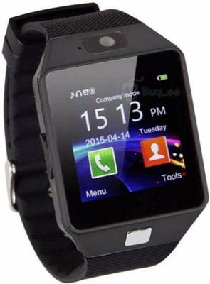

True Store ™ Dz09 Bluetooth with Built-in Sim card and memory card slot Compatible with All Android Mobile-Wx Black Smartwatch(Black Strap Regular)