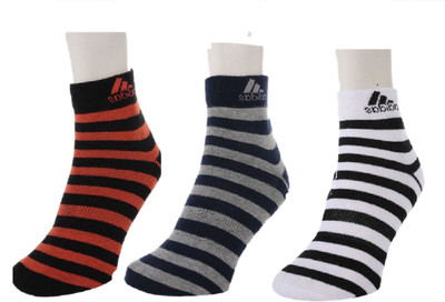 ADIDAS Men & Women Solid Ankle Length(Pack of 3)