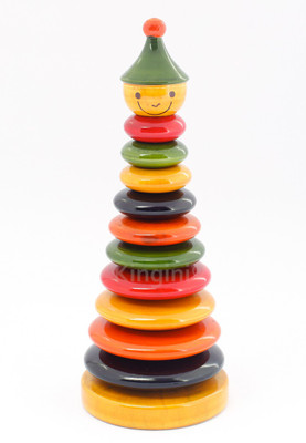 

Kingini Stacking Wooden Toy - Jocker(Multicolor)