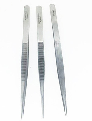 

Oscar 3 x Tweezer With Fine Pointed Tip, 6.5" Long New