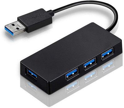 

ReTrack USB-3.0 Super Speed 4-Port Hub USB Adapter(Black)
