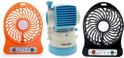 

Elegant Shopping Air Conditioner Rechargeable Fan fh USB Fan(Multicolor)