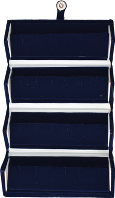 

Aavni Multipurpose Earring Folder (Blue) Vanity Box(Blue)