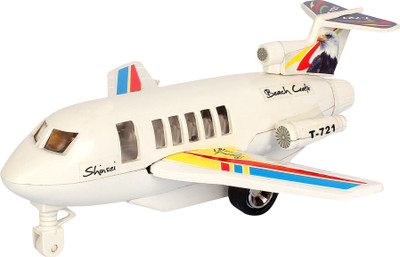 

DealBindaas Beachcraft Plane Pull Back |Miniature Scaled Models|-White Colour(White)