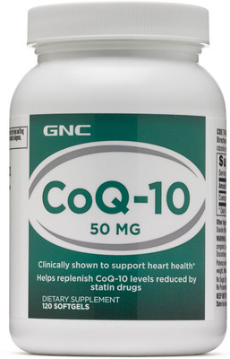 

GNC CoQ-10 50 MG - Supports Heart Health (120 Softgels)(50 g)