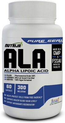 

NutriJa ALPHA-LIPOIC-ACID-CAPSULES-300MG(300 mg)