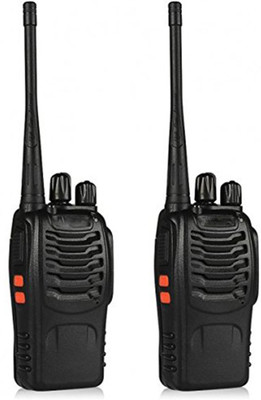 

ShopyBucket 4 Quality Walkie Talkie 2pcs A_1 Walkie Talkie(Black)