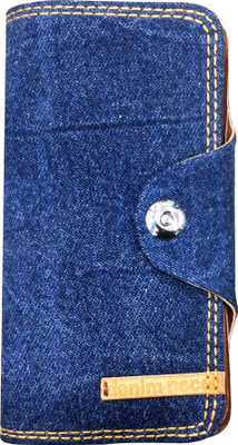 

Denim Décor Girls Blue Denim, Artificial Leather Wallet(18 Card Slots), Blue;brown